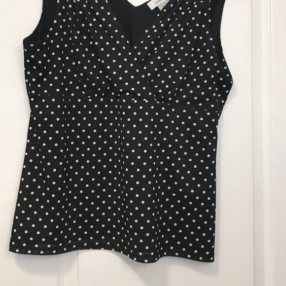 PolkaDot Skirt Suit, Sleeveless - Picture 9 of 9